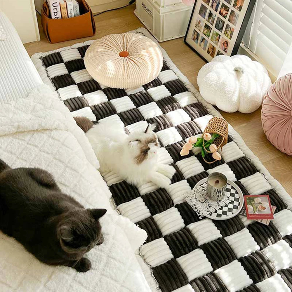 Dog Bed Mat Warm Pet Cat Scratchable Blanket Anti-slip Washable.