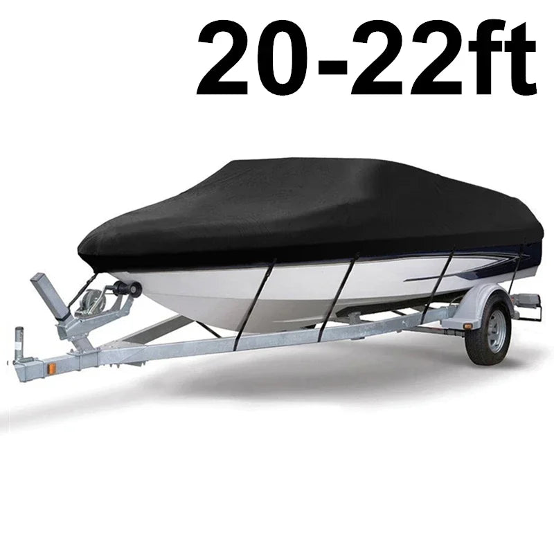 210D Trailerable Boat Cover Rain Waterproof Sunproof Snowproof All-whether.