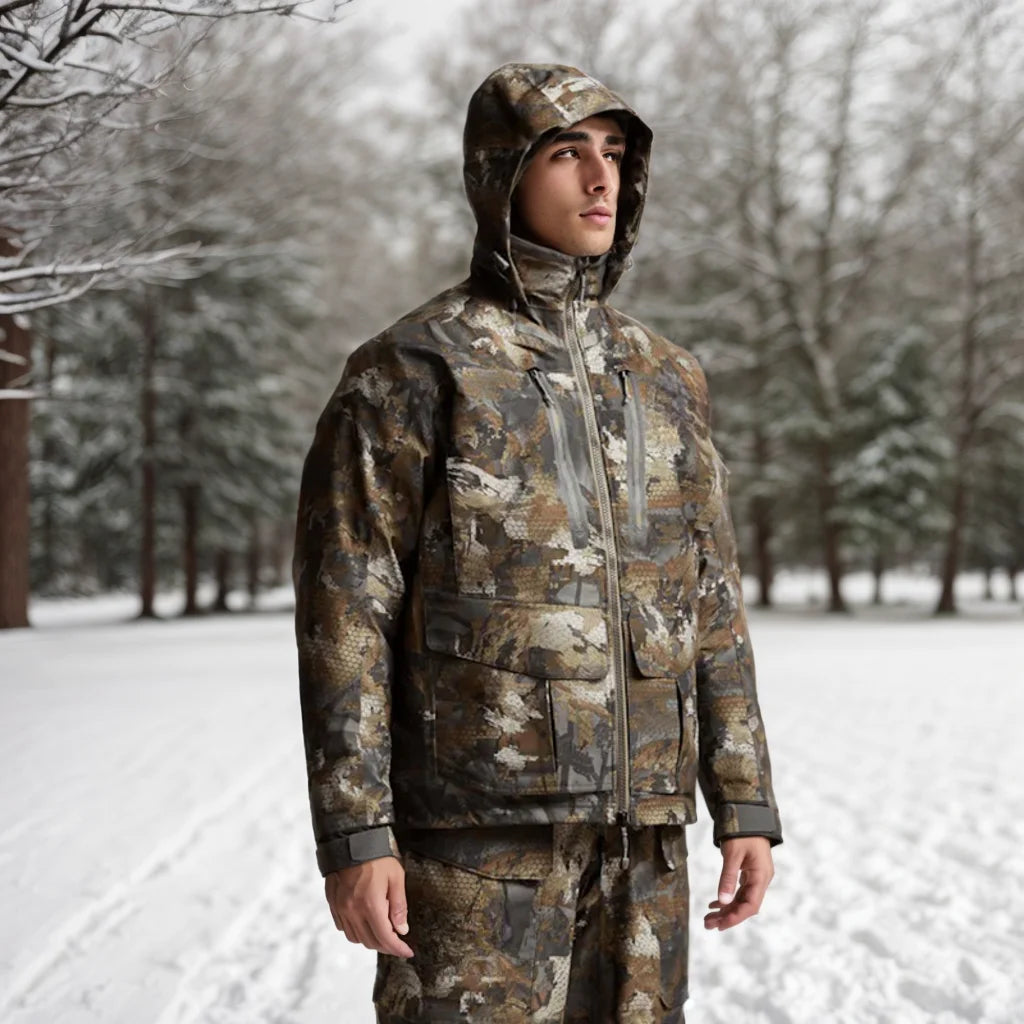 Men's winter waterproof insulation camouflage Hudson jacket fishing hunting Jacket.