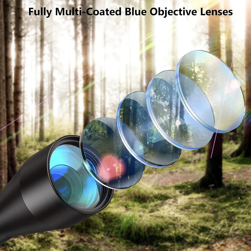 3-9X40  Rifle Scope Wire Rangefinder Reticle Crossbow Mil Dot Reticle.