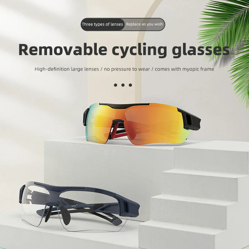 Polarized Cycling Glasses Men & Women Sports Sunglasses Road.