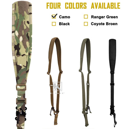 Tactical Rifle Single 1 Point Sling Padded Modular.