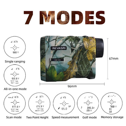 REVASRI Hunting Laser Rangefinder 1000 Yards