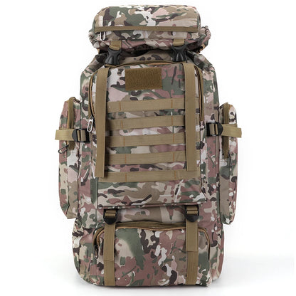 80L Tactical Backpacks, Outdoor Survival Bags 600D Oxford Cloth.