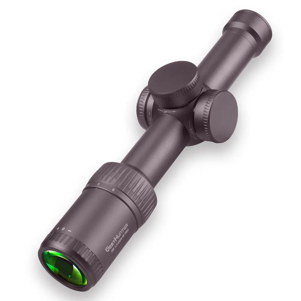 HD 1.2-6X24  Compact Riflescope SFP R&G Illumination 1/5 MIL Glass Etched Reticle.