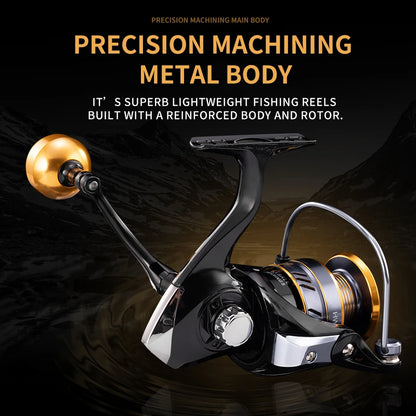 Fishing Reel All Metal Saltwater Freshwater Spinning Reel