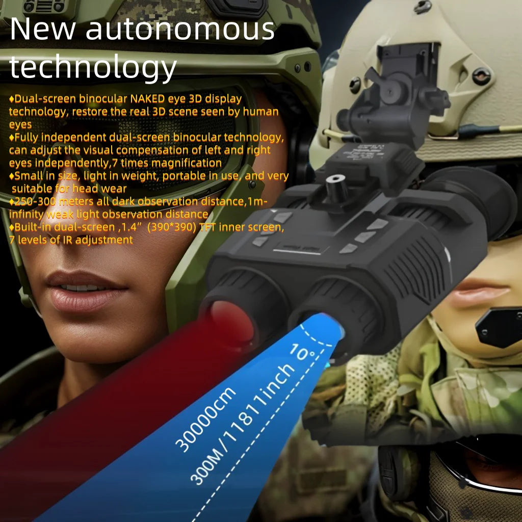 HD Night Vision Goggles Binoculars 8X Digital Zoom