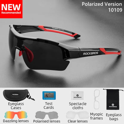 Polarized Cycling Glasses Men & Women Sports Sunglasses Road.