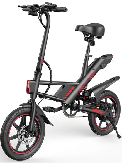 14" - 450W Electric Bike for Adults, 18.6MPH 3 Riding Modes 36V 10AH Battery.