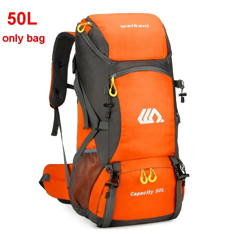 50L Travel Backpack large Hiking Bag Waterproof Outdoor Sports.