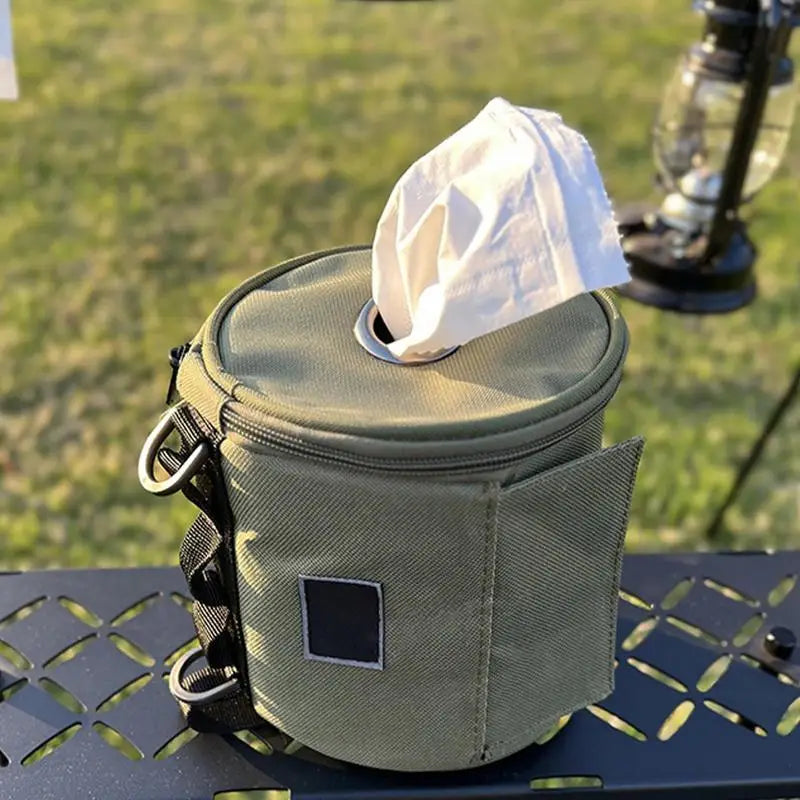 Roll Storage Bag Hanging Toilet Tissue  Storage Camping Hiking Outdoor.