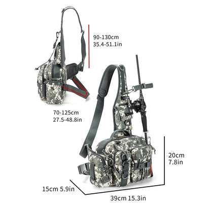 Shoulder Bag Climbing, Hiking, Daypack Fishing Backpack
