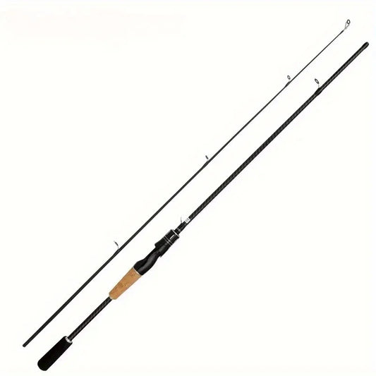 Carbon Lure Rod with Wooden Handle,180cm/70.86inch.