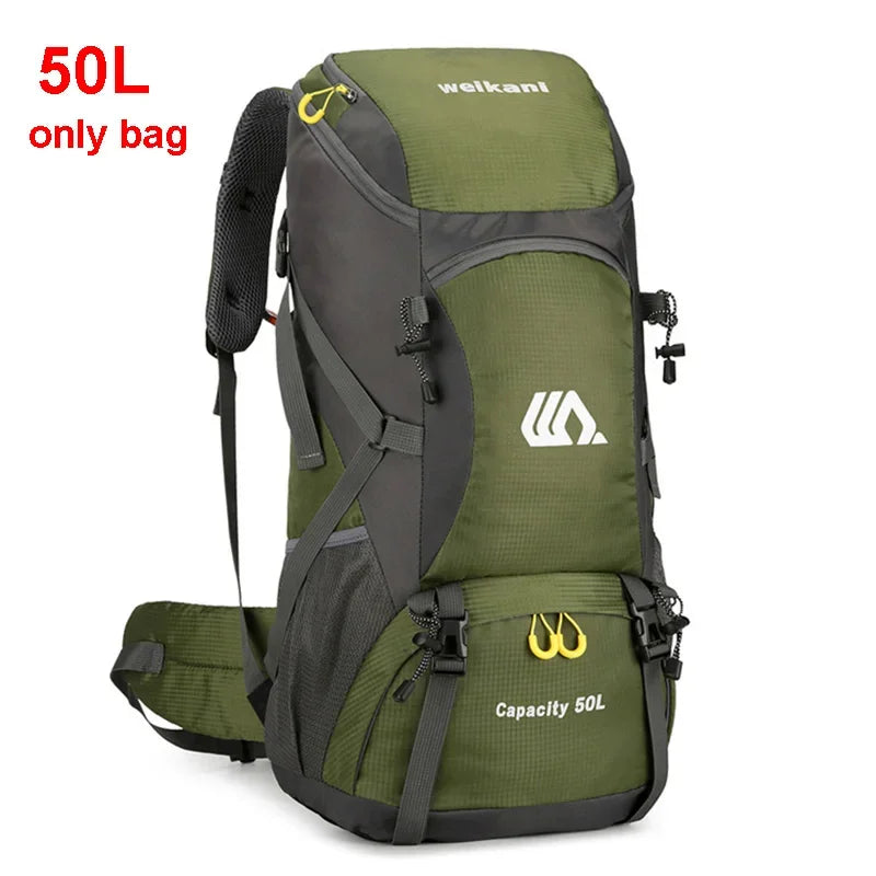 50L Travel Backpack large Hiking Bag Waterproof Outdoor Sports.