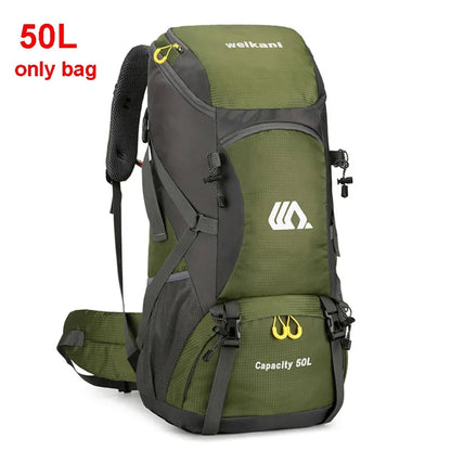 50L Travel Backpack large Hiking Bag Waterproof Outdoor Sports.