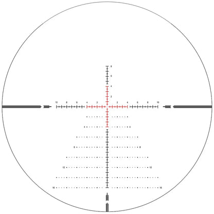 6-24X50 Scope First Focal Plane Riflescope 1/10MIL Red Illumination,
