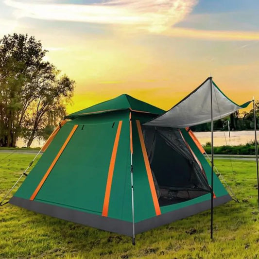 2-3 Person Camping Outdoor Waterproof Tent 2 Mosquito Nets.