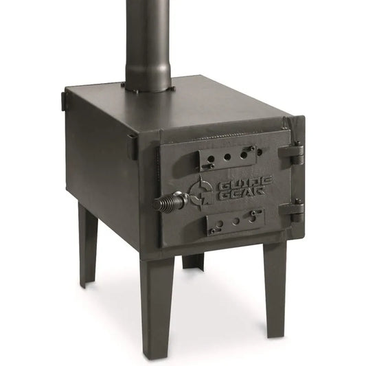 Outdoor Wood Burning Stove, Portable with Chimney Pipe