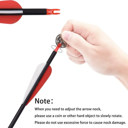 6/12PCS 26/28/30" Arrows for Compound Bows.