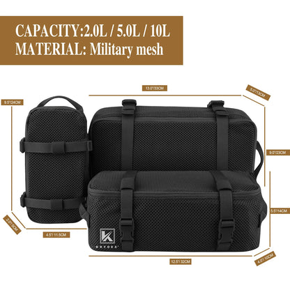 Modular Pouch Set Outdoor Backpack Organizer.
