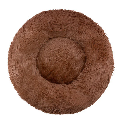 40-90cm Round Pet Bed for Large Dog Bed Super Soft Cat Bed Medium Dog House Winter Warm Sleeping.