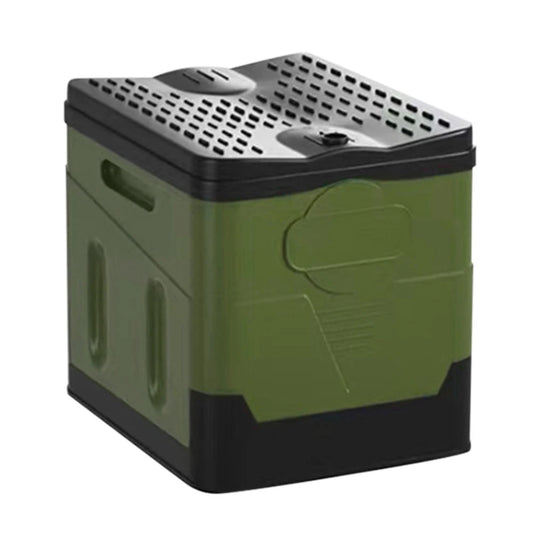 Portable Outdoor Folding Toilet Strong Bearing Capacity Reusable Trash Can.