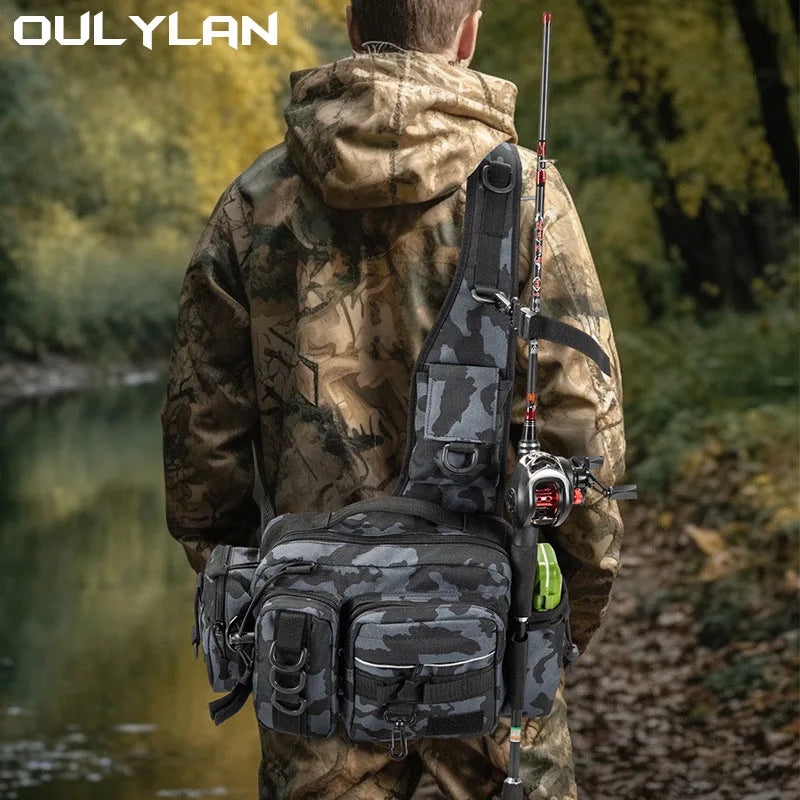 Shoulder Bag Climbing, Hiking, Daypack Fishing Backpack