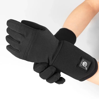Winter Thermal Heated Gloves For Adult Wind Waterproof Rechargeable Battery.