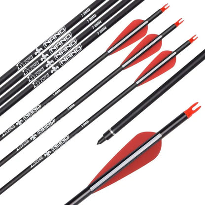 6/12PCS 26/28/30" Arrows for Compound Bows.