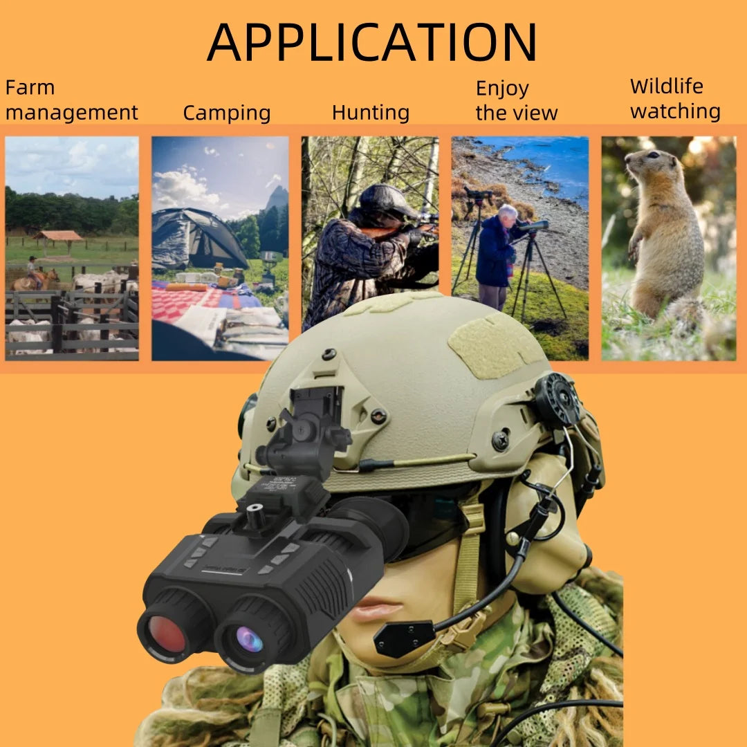 HD Night Vision Goggles Binoculars 8X Digital Zoom
