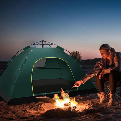 1-2 Person Tent Ultralight Waterproof Automatic Tent Portable 3 Season Backpacking Tent Outdoor Hiking Travelling Camping Tent