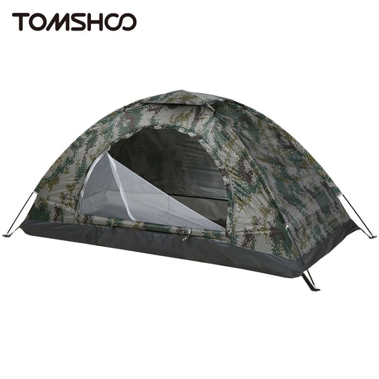 1/2 Person Ultralight Camping Tent Single Layer Portable.