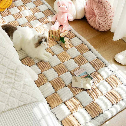 Dog Bed Mat Warm Pet Cat Scratchable Blanket Anti-slip Washable.