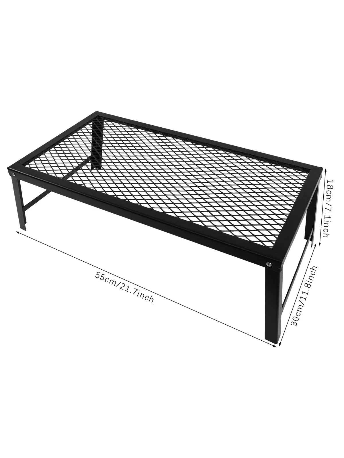 Folding Grill Rack Portable Barbecue Net Table BBQ.