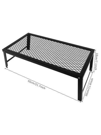 Folding Grill Rack Portable Barbecue Net Table BBQ.