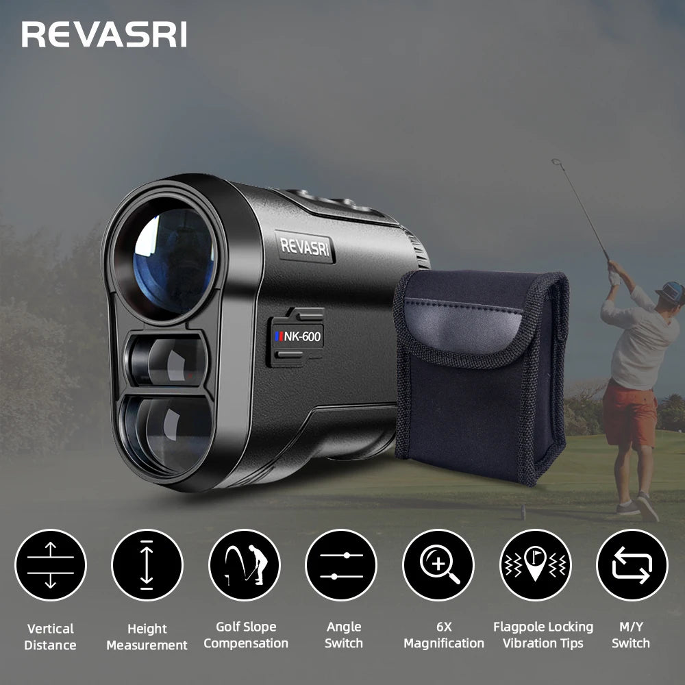 Laser Golf Range Finder with Slope Compensation Vibration for Hunting