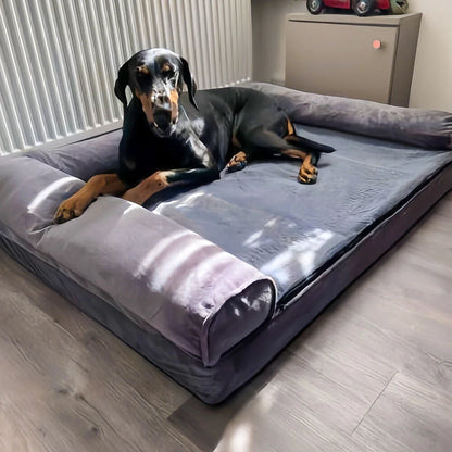 XXXL Large Calming Dog Bed Orthopedic Memory Foam Waterproof Removable Cover.