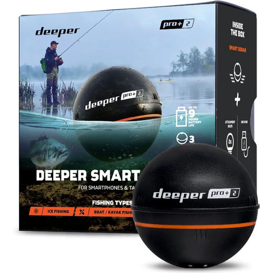 Portable Fish Finder and Depth Finder for Kayaks, Boats and Ice Fishing with GPS Enabled.