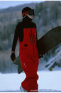 Snowboard, Ski Pants Windproof Waterproof Pure Color Overalls Ski Pants All-in-one Women.