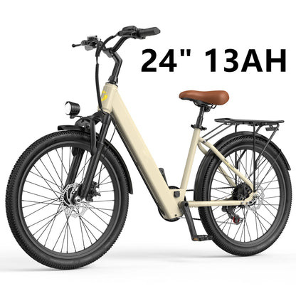 Mountain Bike 26" 24" 500W Motor 36V/374Wh/468Wh Battery.