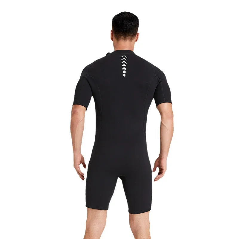 Wetsuit 3mm Neoprene Surf Suit Short Sleeve Swimwear.