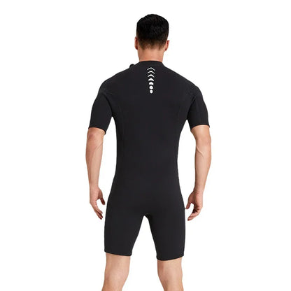Wetsuit 3mm Neoprene Surf Suit Short Sleeve Swimwear.