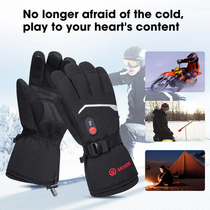 7.4V Electric Rechargeable  heated Gloves Waterproof.