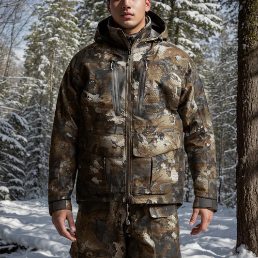 Men's winter waterproof insulation camouflage Hudson jacket fishing hunting Jacket.