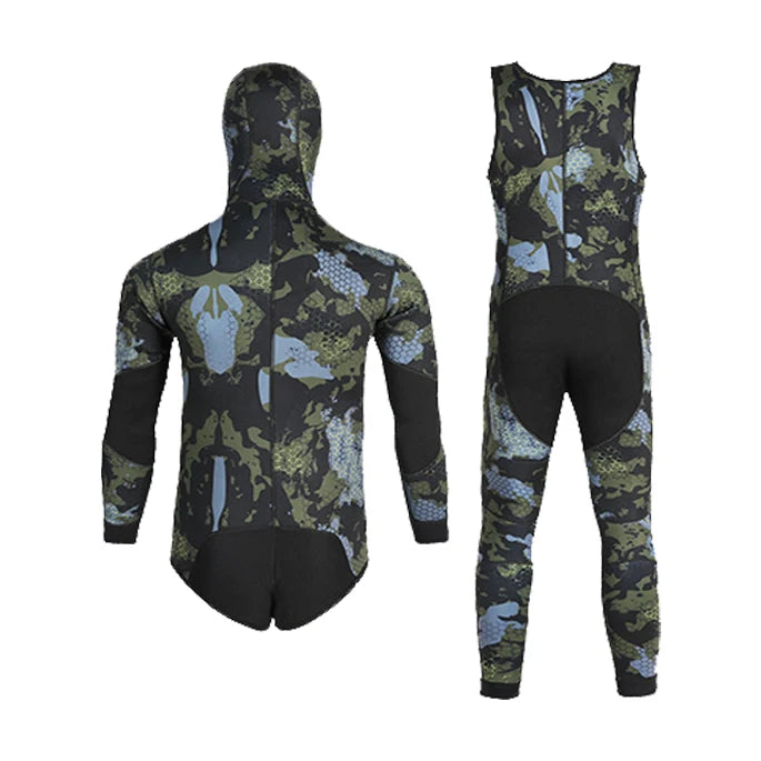 3mm Neoprene Wetsuits Camo Diving Suits.