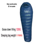 Sleeping Bag Adult Mummy White Goose Down Warm Three Seasons.
