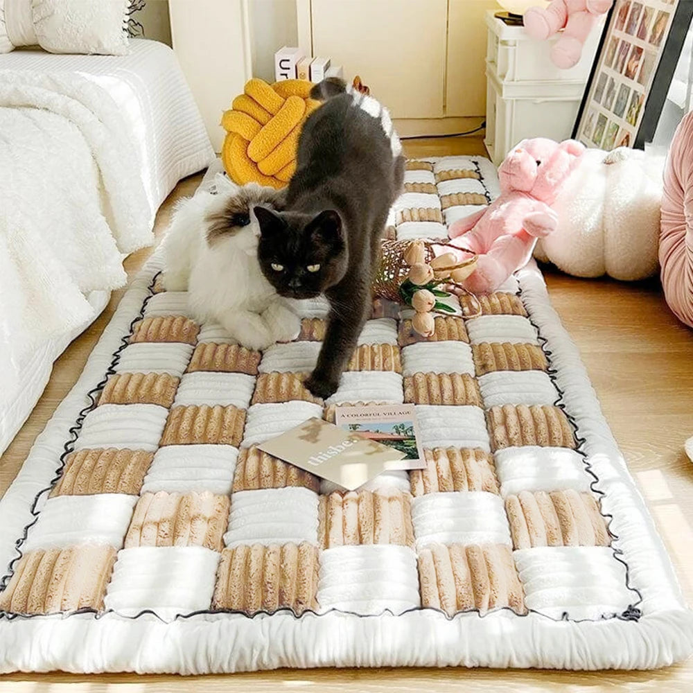 Dog Bed Mat Warm Pet Cat Scratchable Blanket Anti-slip Washable.