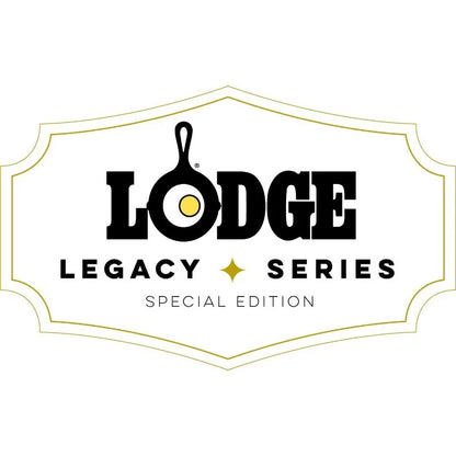 Lodge Legacy Series - Seasoned Cast Iron Fluted Cake Pan with Assist Handles.