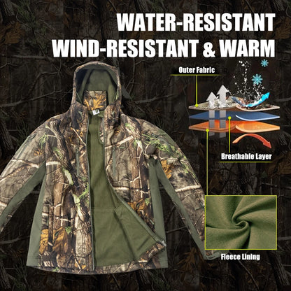 Water Resistant Silent Hunting Jacket and Pants.