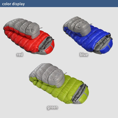 Oversized Mummy Goose Down Sleeping Bag .